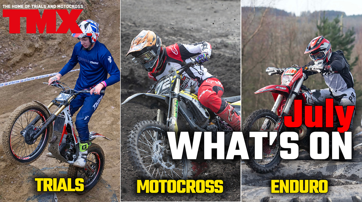 Trials Motocross and Enduro Events July 2024