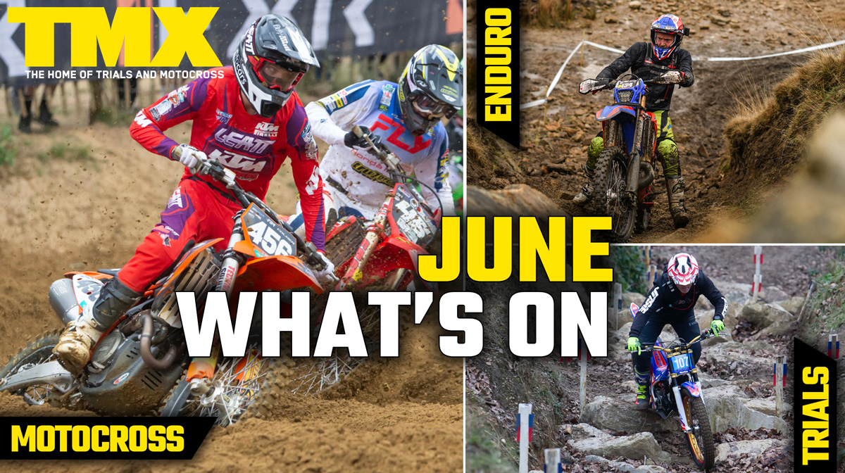 Trials Motocross and Enduro Events April 2025