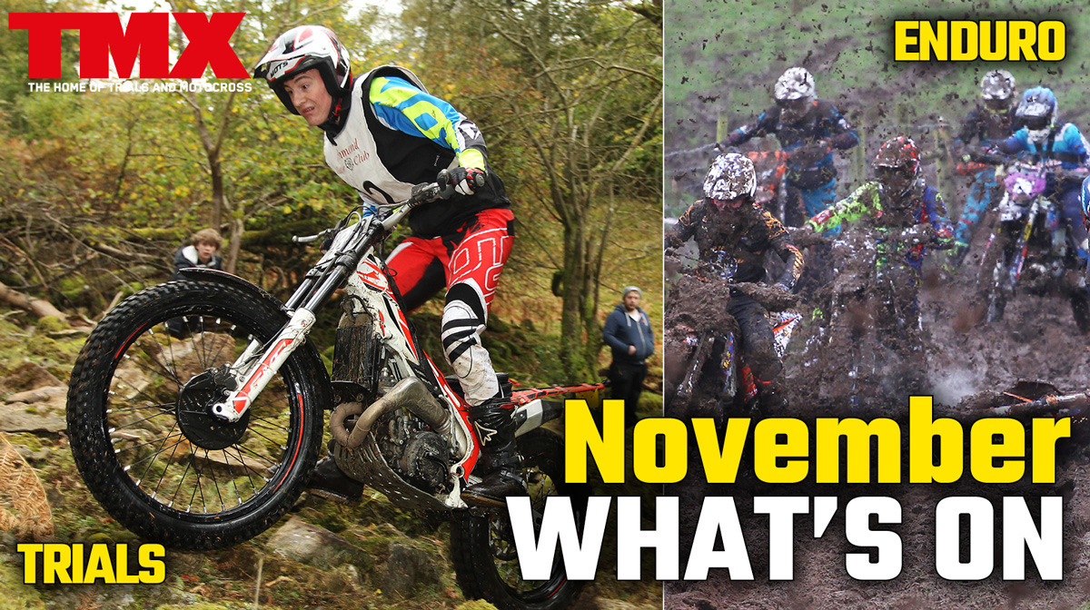 Trials Motocross and Enduro Events October 2024