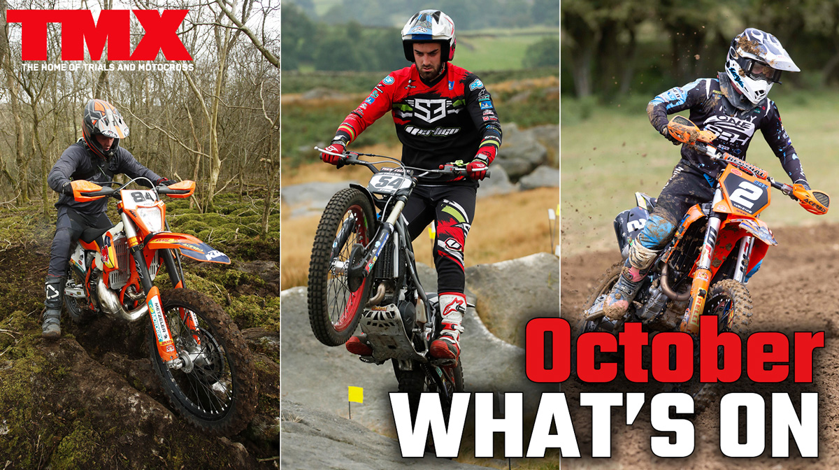 Trials Motocross and Enduro Events October 2024