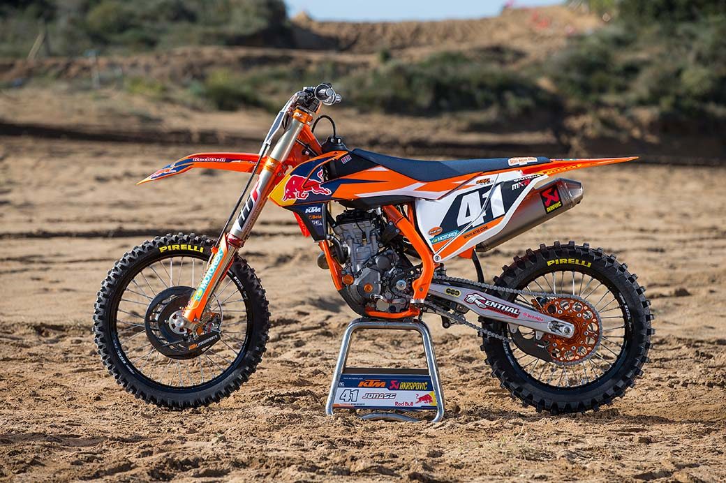 Pauls Jonass' and Jorge Prado's Red Bull KTM Factory ...