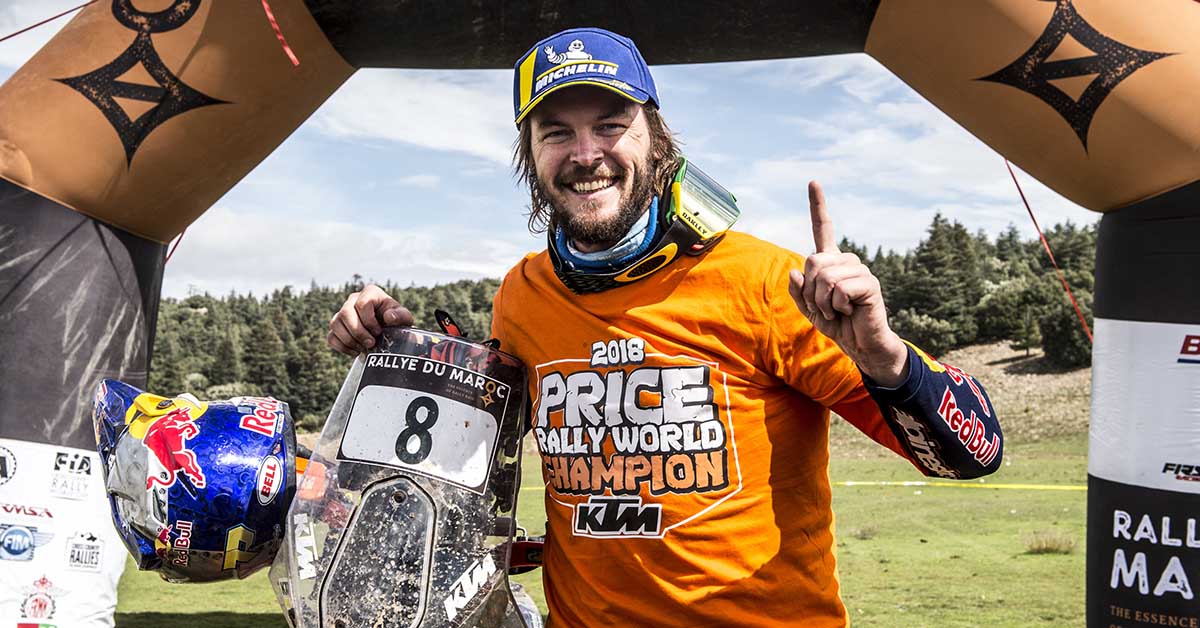 Toby Price wins 2018 FIM Cross-Country Rallies World Championship