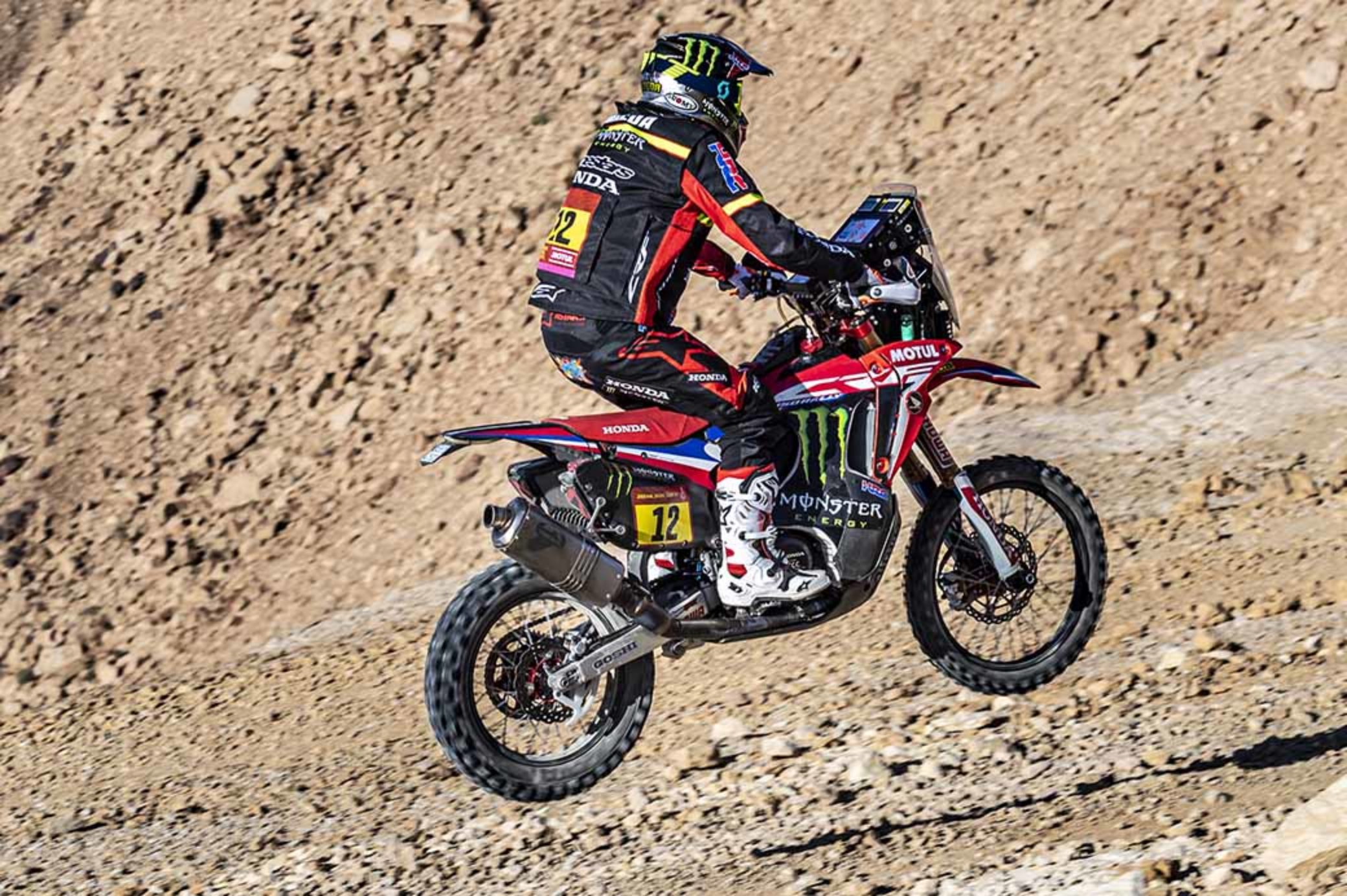 Monster Energy Honda Podium Lock Out On Dakar Stage 10