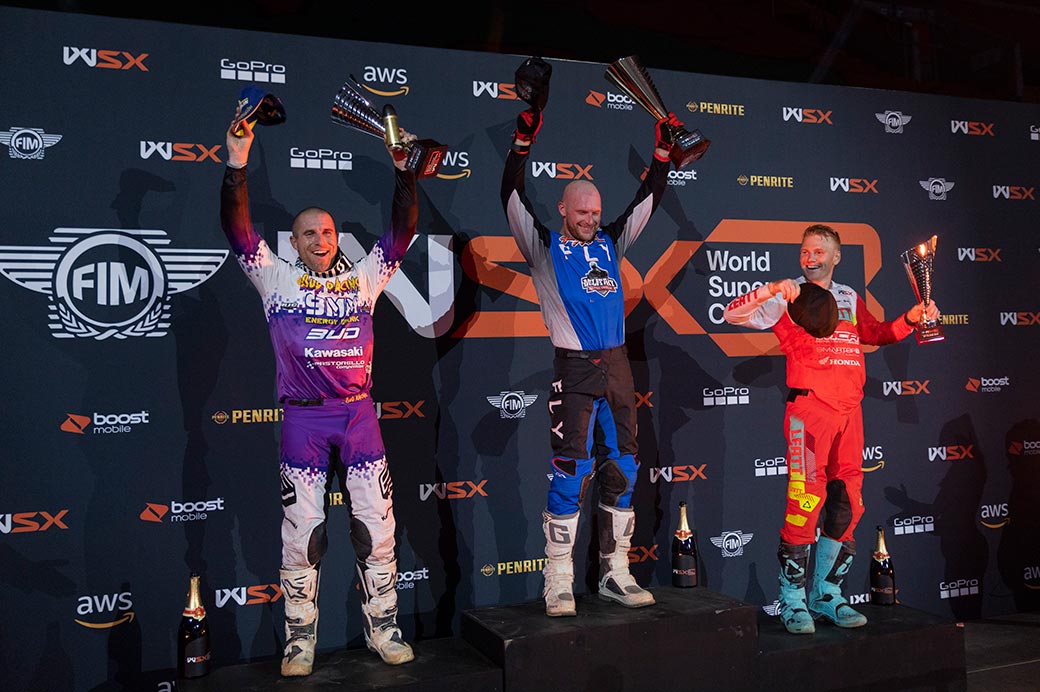 SX2 podium at WSX Cardiff